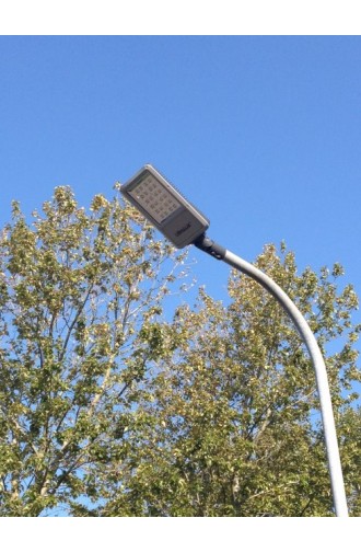Gadelampe med LED, 60W, 240V, 6000K, IP66